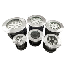 square park outdoor ip65 waterproof RGB led underground light landscap ground plug in uplight inground led spot light